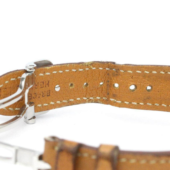 HERMESPolished  Clipper Chronograph Steel Quartz Ladies Watch CL1.310 BF560089 - Picture 8 of 9